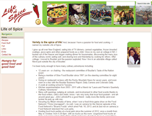 Tablet Screenshot of lifeofspiceboulder.com